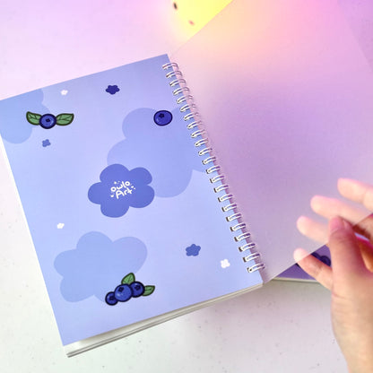 Blueberry Cat Sticker Reusable Book (A5 size)