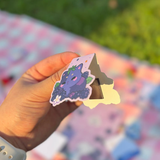 Blackberry FruitKitty Magnetic Bookmark