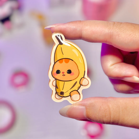 Banana Cat Acrylic Magnet