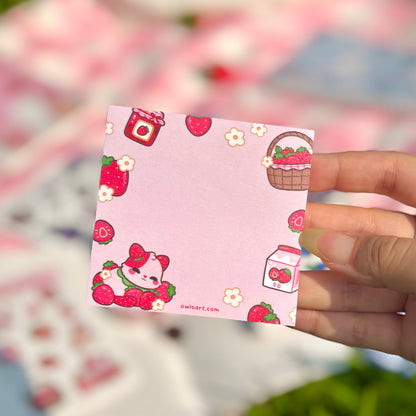 Strawberry Blast FruitKitty Stationery Bundle