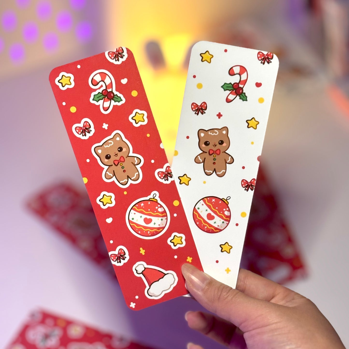 Gingerbread Joy Bookmark