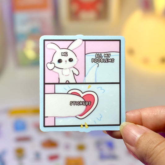 All My ProblemsWaterproof Sticker