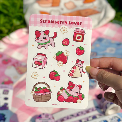 Strawberry Blast FruitKitty Stationery Bundle