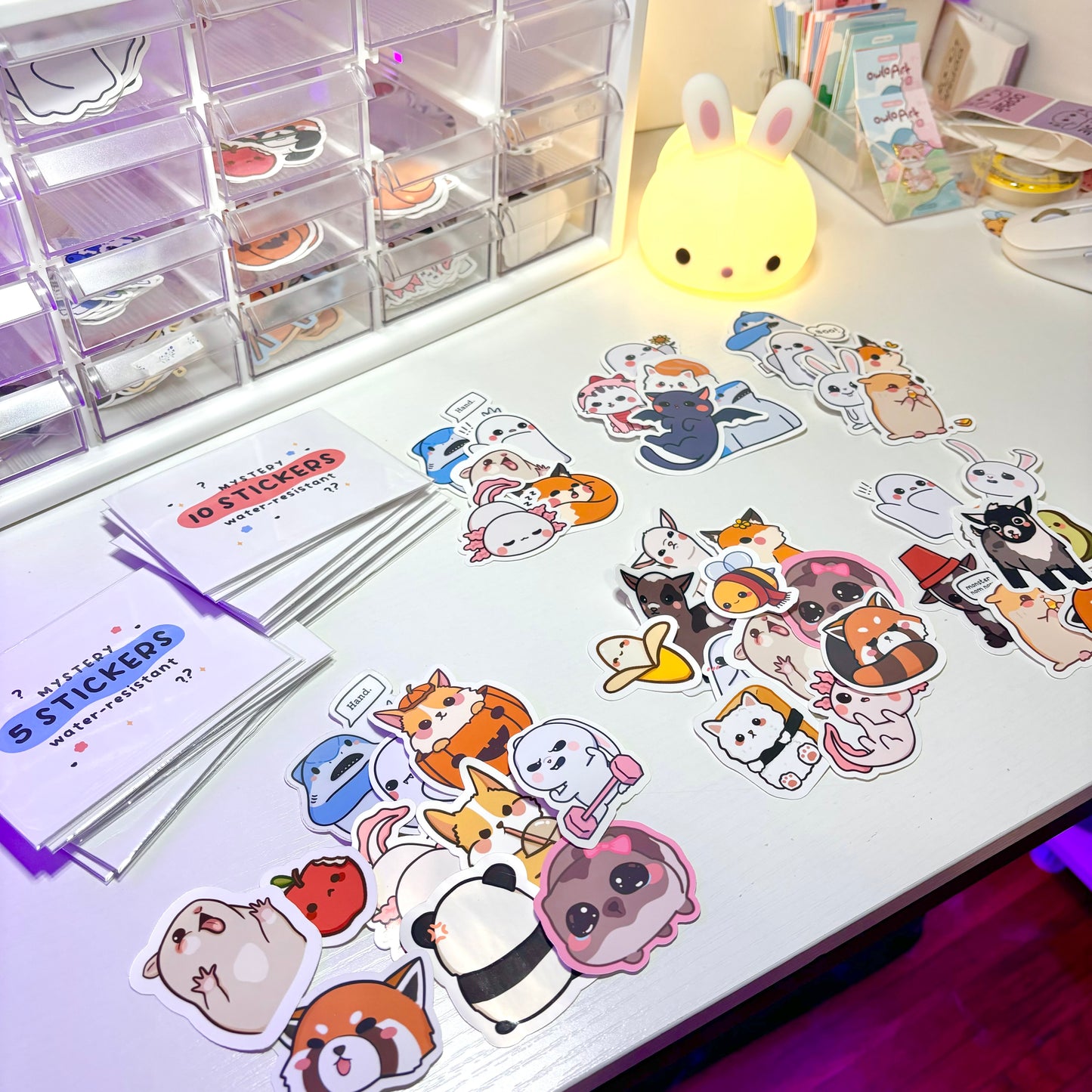 Mystery Water-resistant Sticker Set