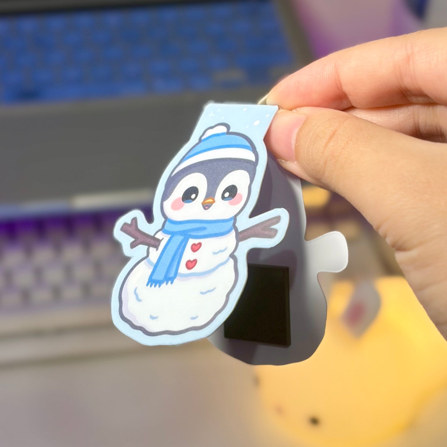 Cute Penguin Magnetic Bookmark