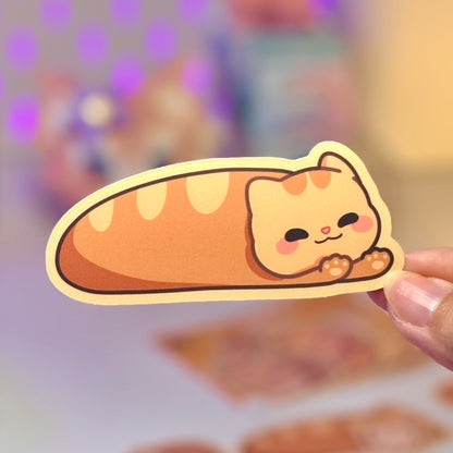 Cat Bakery Waterproof Matte Stickers