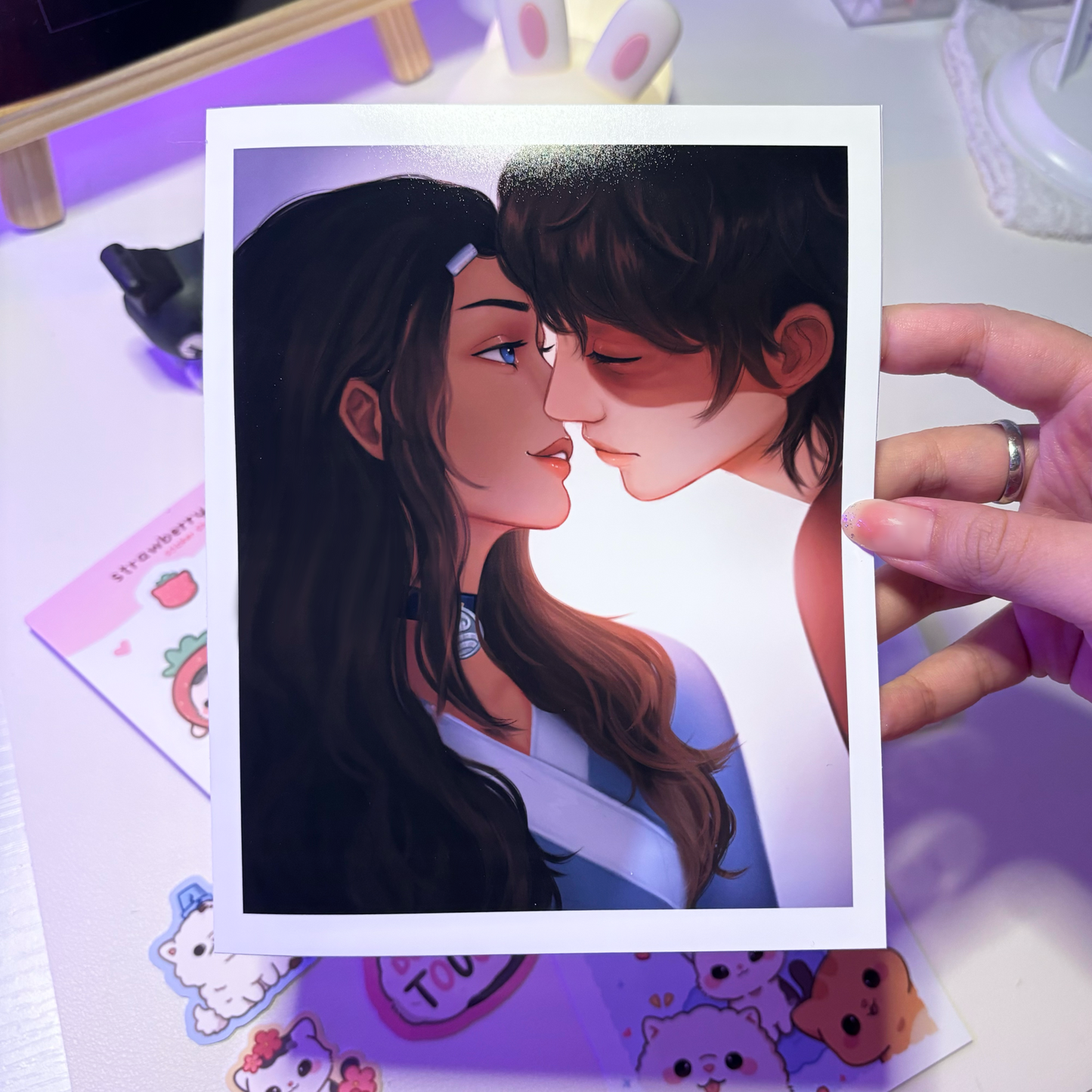 Zuko and Katara Art Print