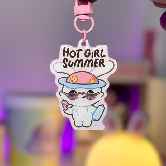 Hot Girl Summer Acrylic Keychain