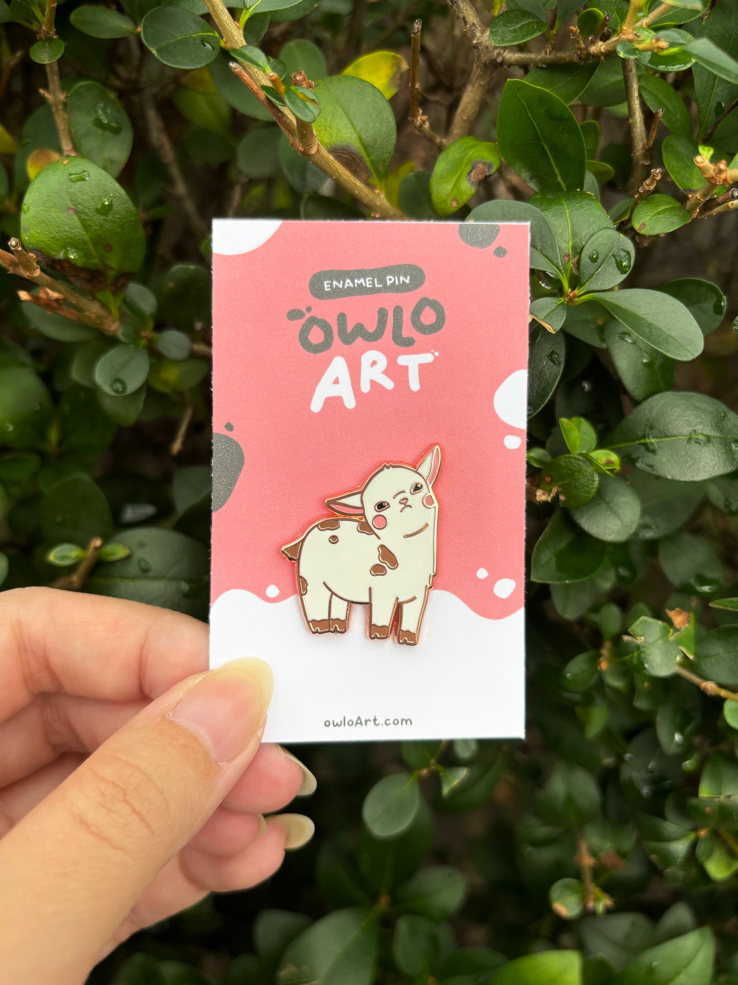 Sassy Goat Enamel Pin