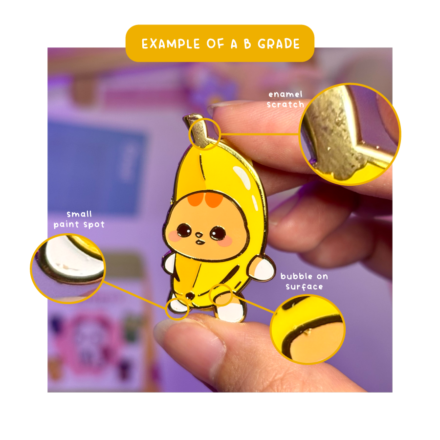 Banana Cat Enamel Pin