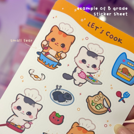 Mystery Oopsie Sticker Sheet Pack of 5 – B-Grade