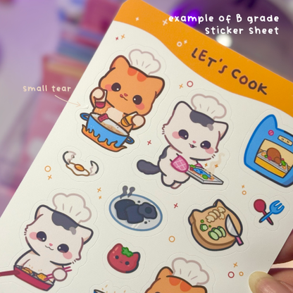 Mystery Oopsie Sticker Sheet Pack of 5 – B-Grade