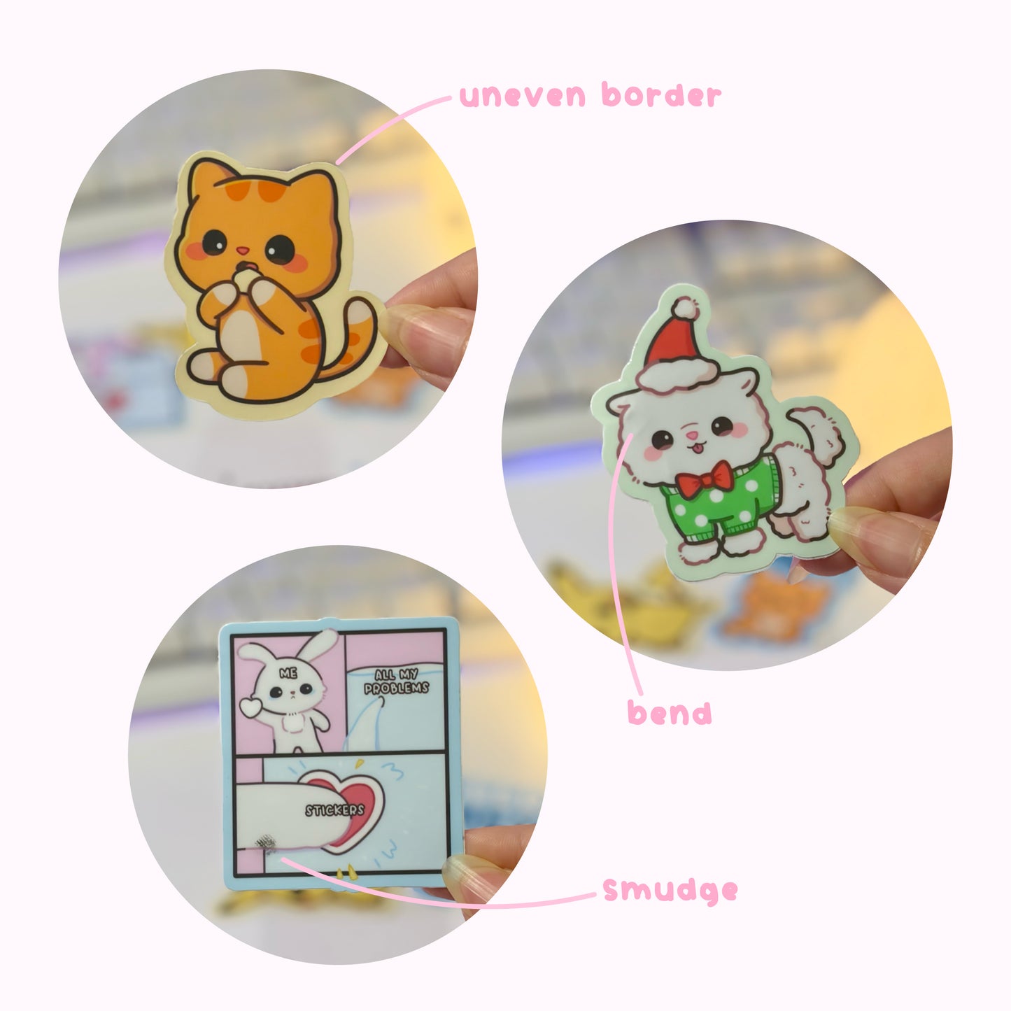 Mystery B-Grade Waterproof Sticker Set (5pcs)
