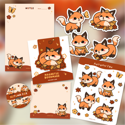 Autumn Fox Stationery Bundle