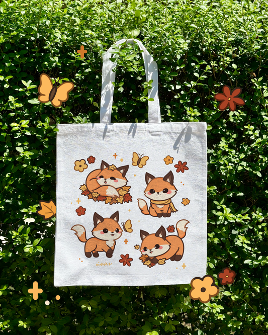 Autumn Fox Tote Bag
