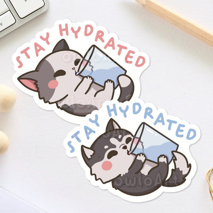 Stay Hydrated sticker (Waterproof)