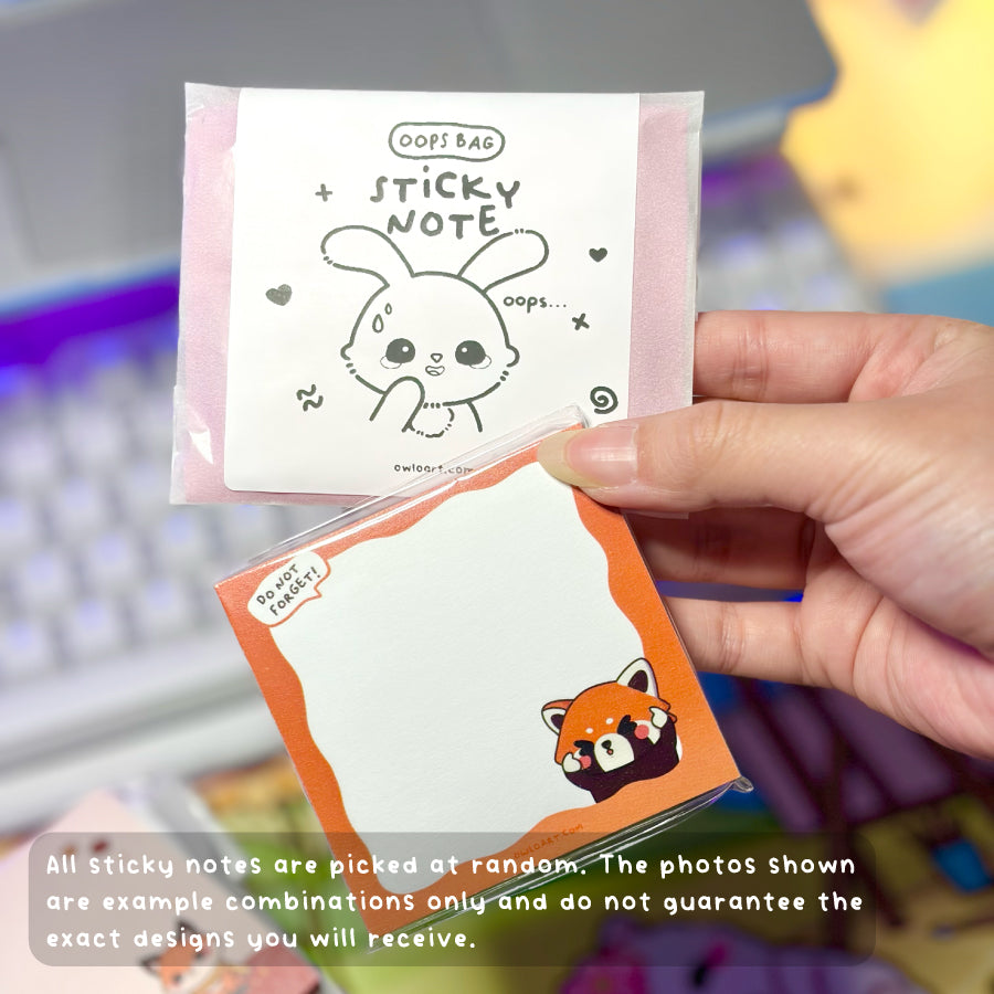 Oopsie Sticky Note Mystery Bag