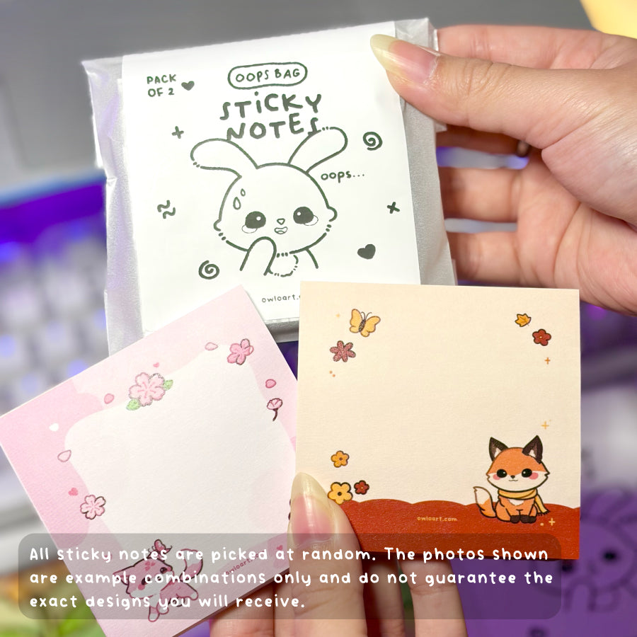 Oopsie Sticky Note Mystery Bag