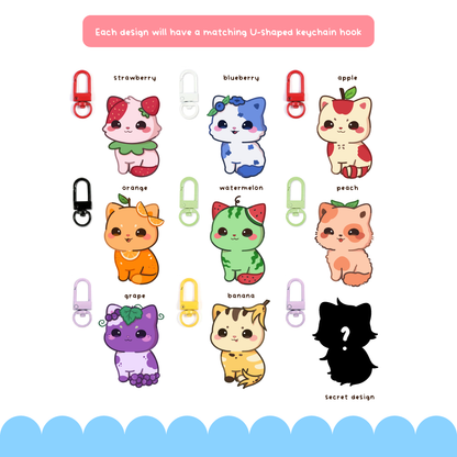 [PREORDER] Mystery FruitKitty Keychain