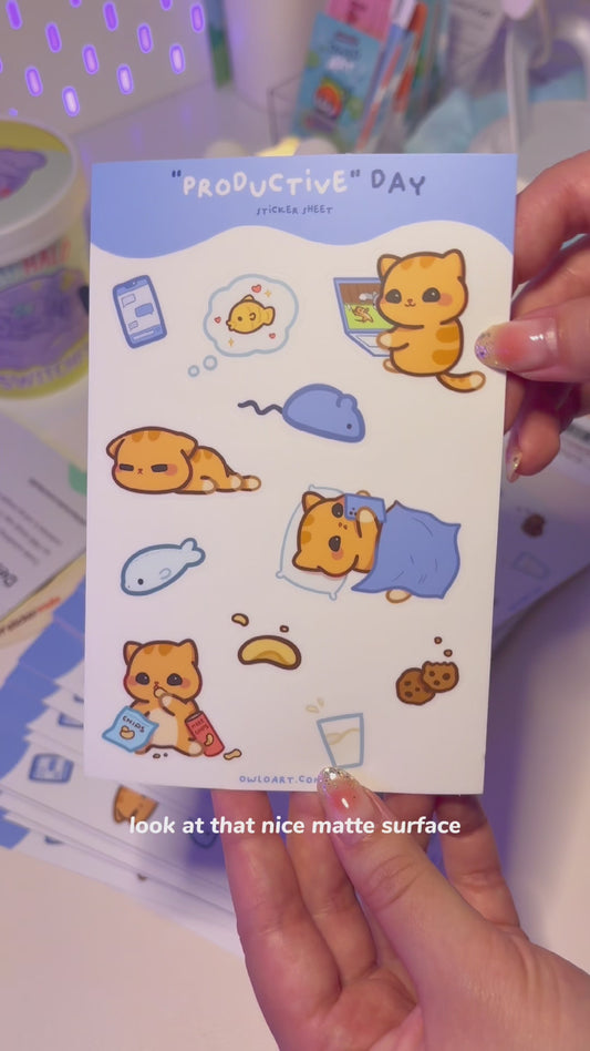 "Productive" Day Sticker sheet