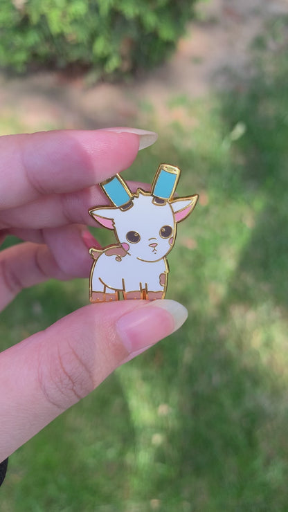 Naughty Goat Enamel Pin