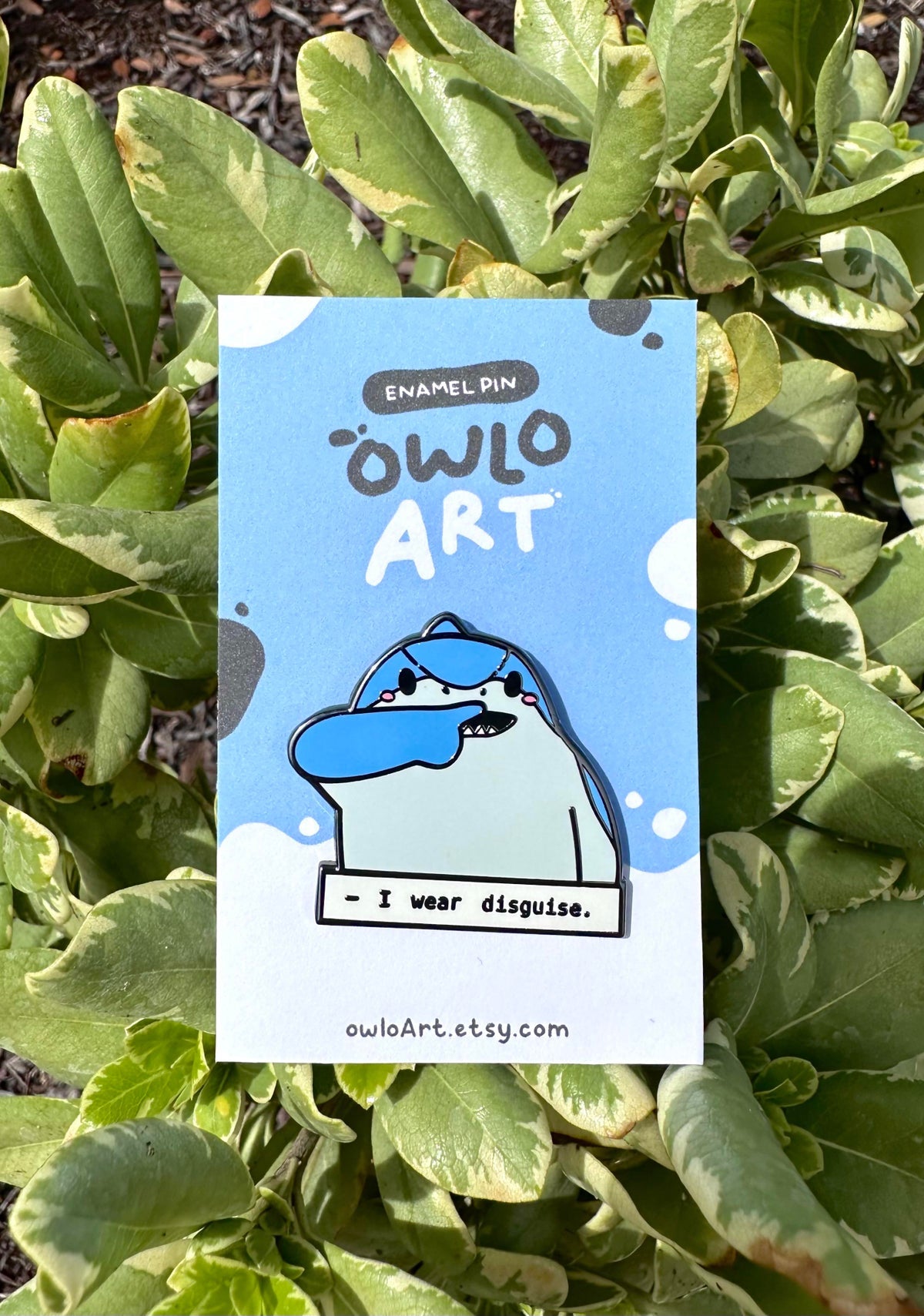 King Shark Enamel Pin | I wear disguise