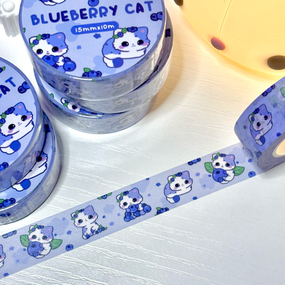 Blueberry Cat Washi Tape