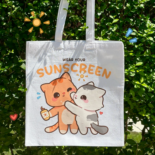 Wear Your Sunscreen Tote Bag