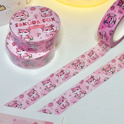 Sakura Fox Washi Tape