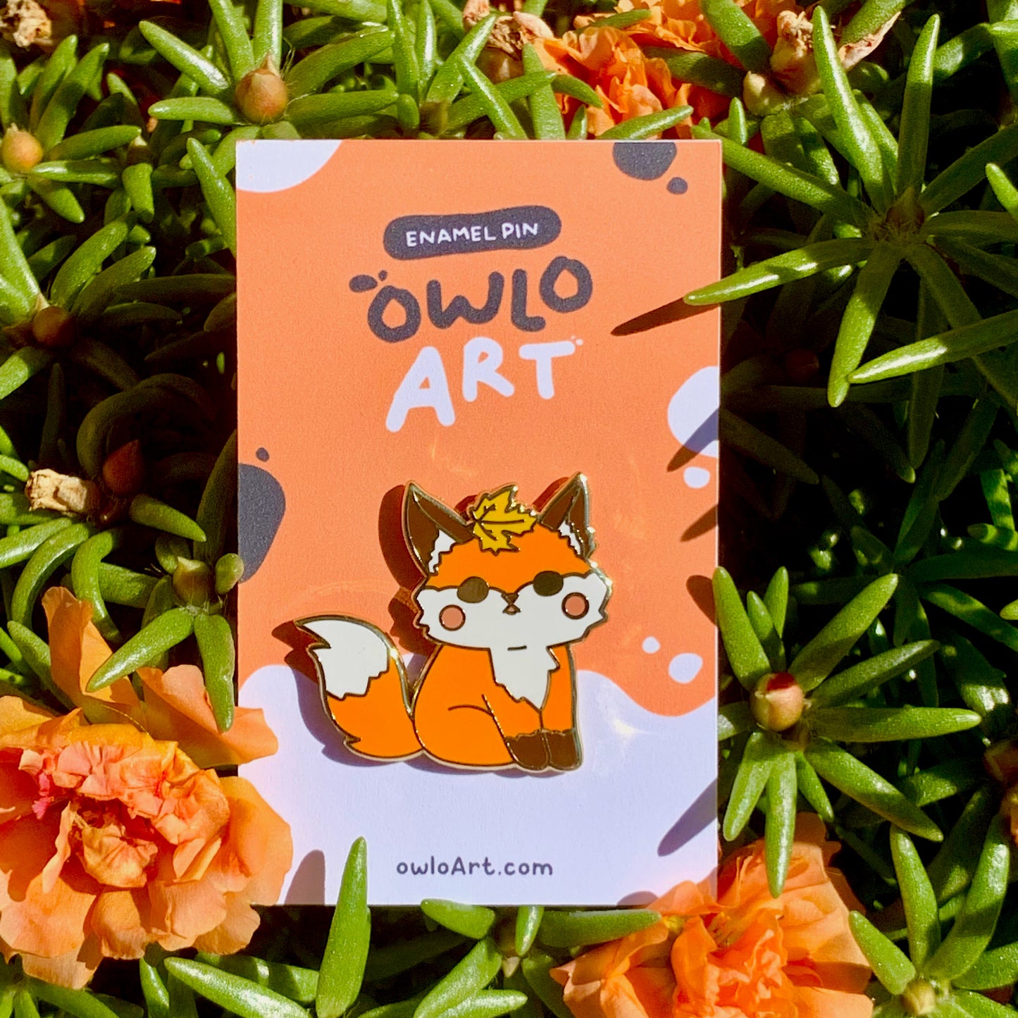 Fox Enamel Pin