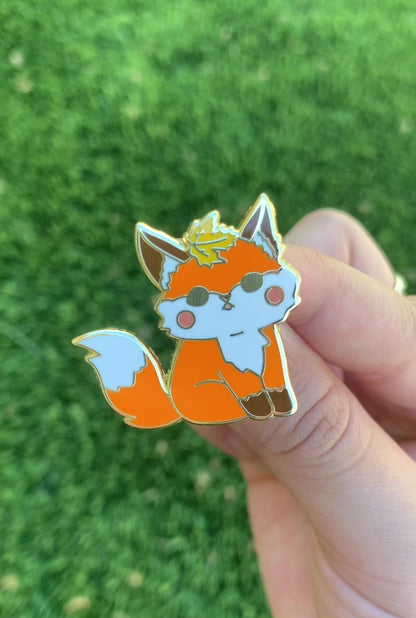 Fox Enamel Pin