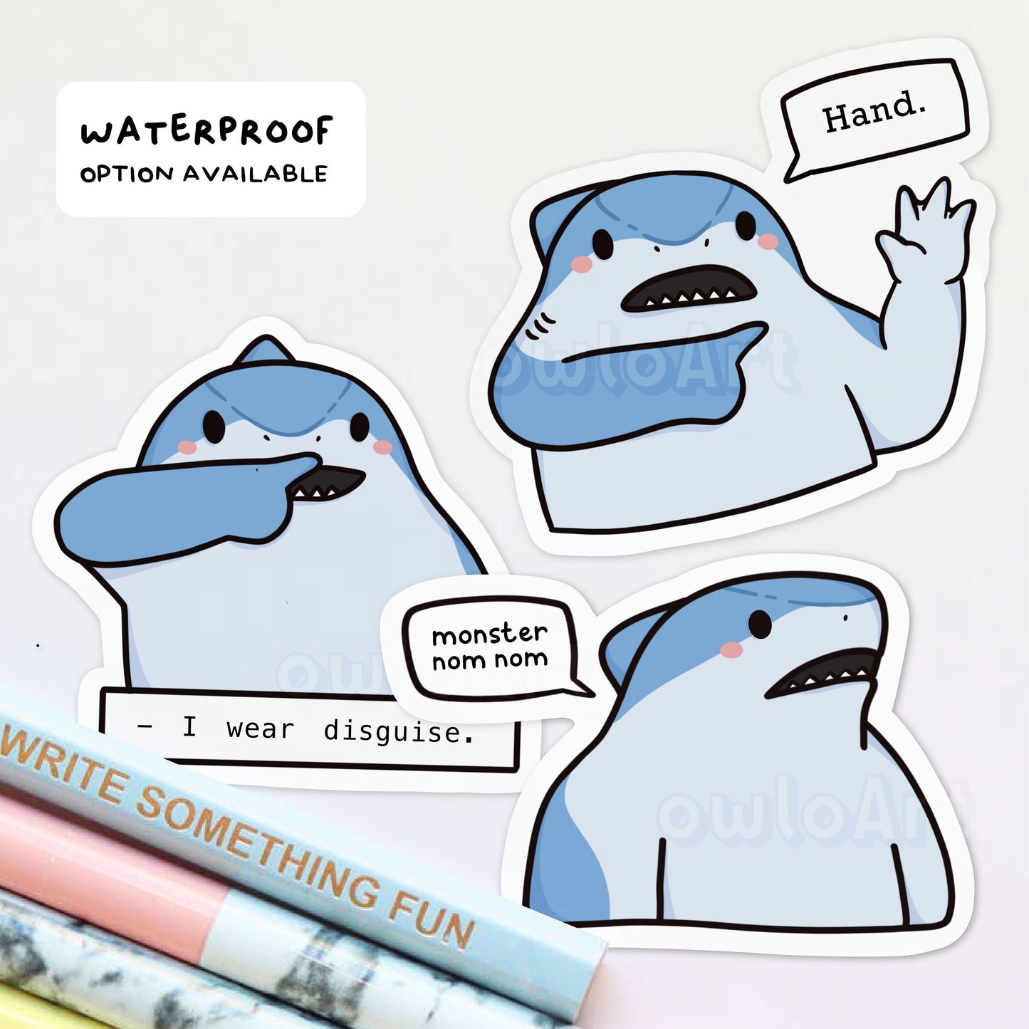 King Shark sticker (Waterproof)